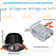3 Inch LED Gimbal Recessed Light with J-Box, 5CCT 10-100% Dimmable, 35W Eqv.