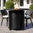 32Inch Round Steel Fire Pit Table With Steel Lid And Lava Rocks