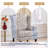 Upholstered Wingback Accent Chair With Rolled Arm And Solid Wood Leg-1424565024