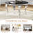 Modern 5-Piece Round Dining Set, 10Mm Black Tempered Glass Dining Table With Mirror Stainless Steel S-Shaped Legs & Velvet Upholstered Dining Chairs With Tufted Backrest And Nailhead Trim-603174259-603174258