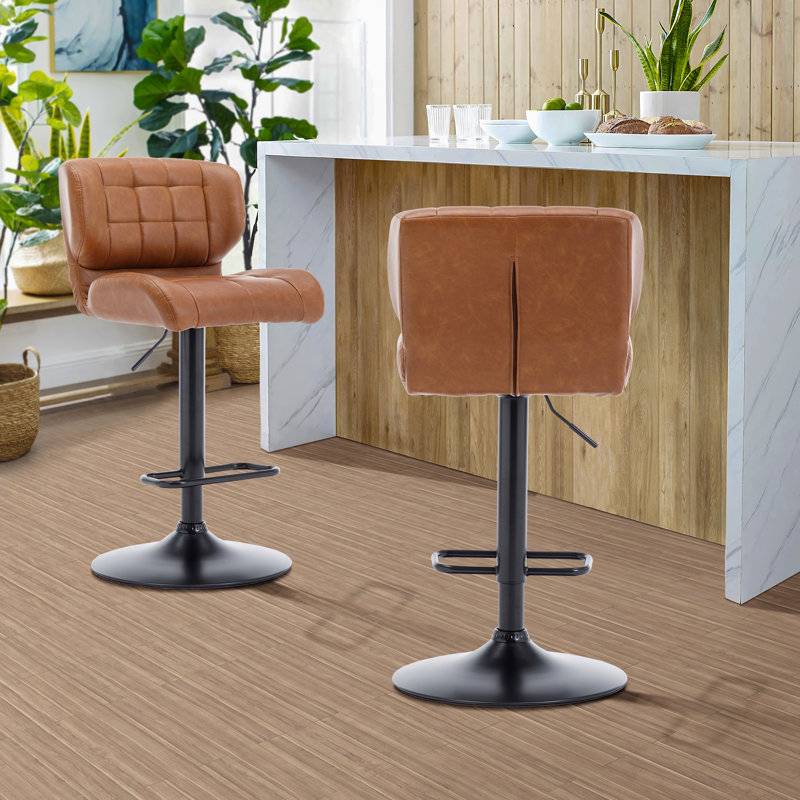 Tabouret de bar Harvey, Brun moyen