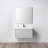 Lovold 36" Floating Bathroom Vanity with Acrylic Sink – Wall-Mounted Wood Cabinet with Fluted Front, Soft-Close Drawers & Modern Design-768500955