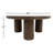 Columnia 40" Solid Wood Round Coffee Table-96122945