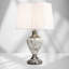 Waukomis 61cm Marble Effect Metal Table Lamp-106543027