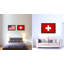 « switzerland country flag », impression sur toile encadrée-41274718-41926558