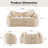 66.93'' Chenille Curved Two - Person Compress Sofa-1757962082