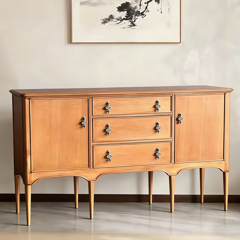 Retro simple and light luxury sideboard