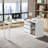Reversible L Shaped Computer Desk With Drawer Cabinet-1227529355