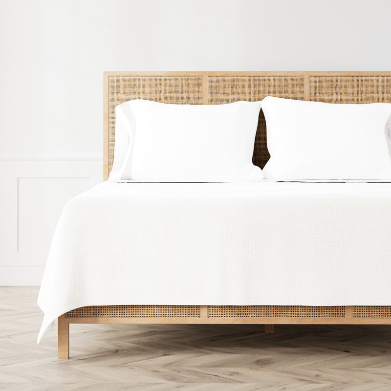 The Met X Ann Gish 100% Cotton Sheet Set, Bone/Ash, King Sheet Set with 2 Pillowcases