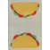Tapis jaune Kehr Double Taco Novelty