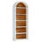 Storage Display Shelf,Elegant Arch Design Bookshelf