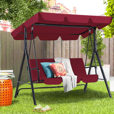 3 Person Porch Swing with Canopy