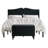 Koden Upholstered Panel Bed With Storage Bench-6346225-6346229