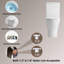 Toilette MaceratingFlo allongée 18 po ADA Comfort