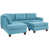 Light Blue Polyester Blend
