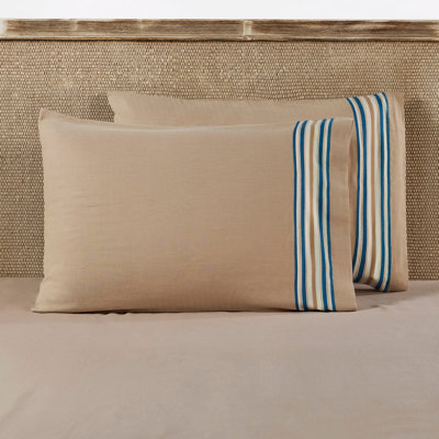Taie d'oreiller 100% coton Bluebell
