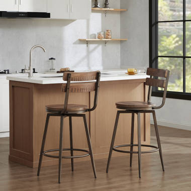 Bolt Down Bar Stools, Bar Stools Counter Height, Floor Mounted Bar Sto –  Strong Oaks Woodshop