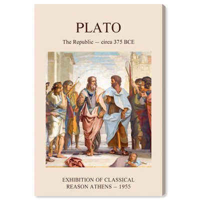 World of Plato's Republic Canvas Classic Art Posters by Art Remedy
