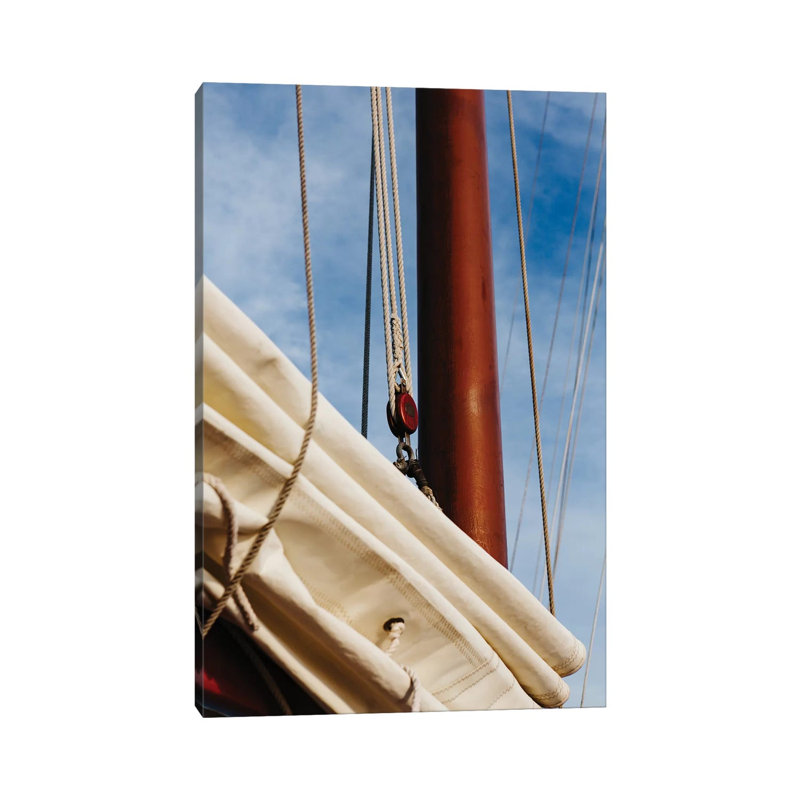 Charleston Sailboat III by Bethany Young - Print on Canvas, Wrapped Canvas, 30.48cm H x 20.32cm W x 1.91cm D