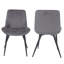 Aspen 5-Piece Casual Dining Set - Square Dining Table & Four Upholstered Diamond Fabric Chairs-308029733-308029736