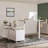 Normandie 66.1'' W Height Adjustable L-Shaped Standing Desk with and Cabinet-88414439