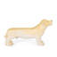 Banc d'extérieur pour chien MGO brun clair-954857146