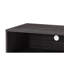 Meuble télé compact et fonctionnel gris foncé + blanc, pour téléviseurs de 70 à 79 pouces avec support pratique