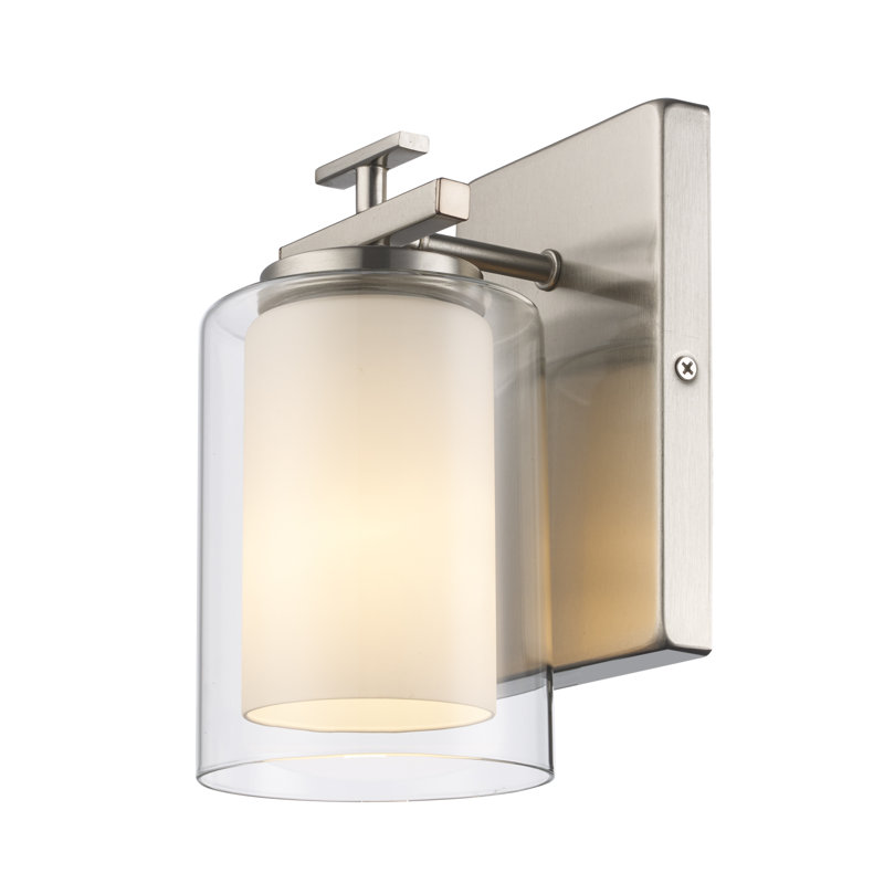 Dimmable Chandelier, Brushed Nickel, 1