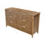 Tammie 6-Drawer Reclaimed Pine Dresser, Brown