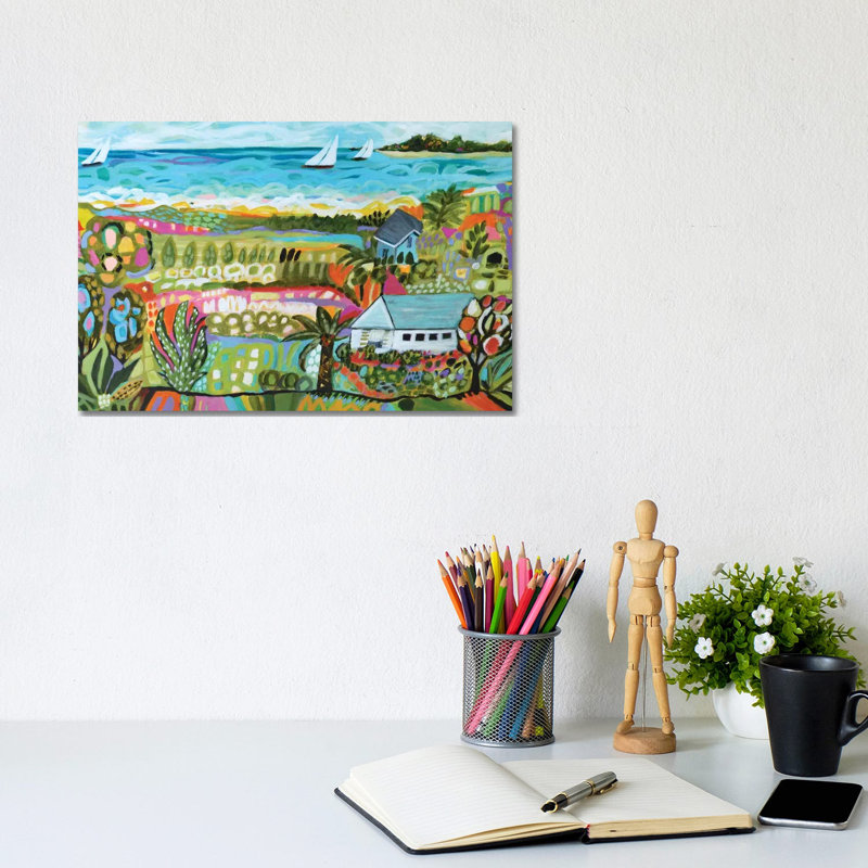 Nautical Whimsy III by Karen Fields - Wrapped Canvas Gallery-Wrapped Canvas Giclée, 20.32 cm H x 30.48 cm W, Wrapped Canvas