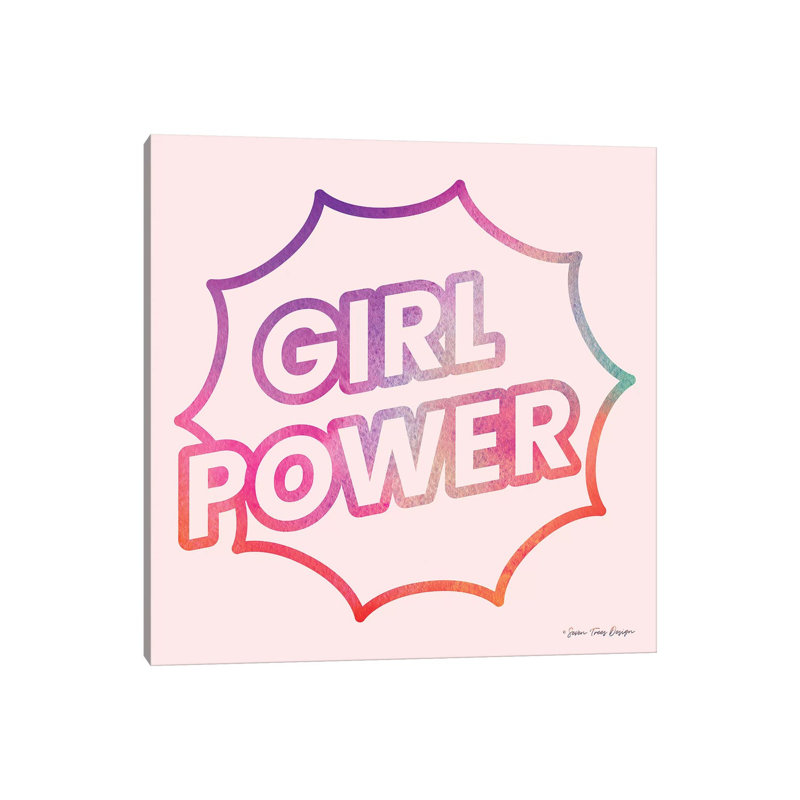 Girl Power I by Seven Trees Design - Gallery-Wrapped Canvas Giclée on Canvas, 30.48 cm H x 30.48 cm W, Canvas