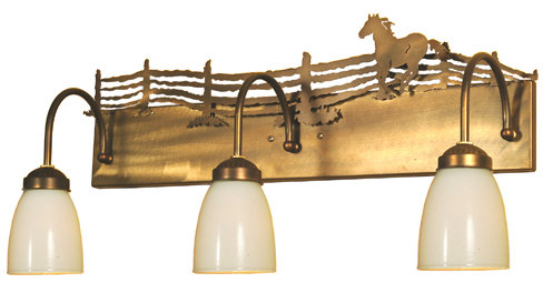 Rustic Lodge 3 - Light Vanity Light