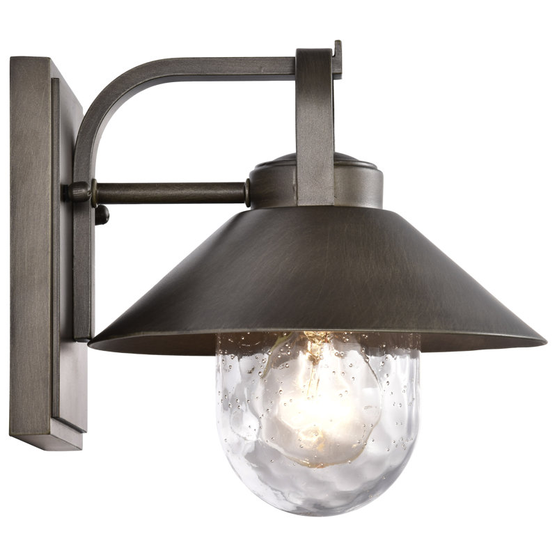 Andren Medium Outdoor Wall Light, Bronze, 8.13'' H x 8'' W x 9'' D, Bronze