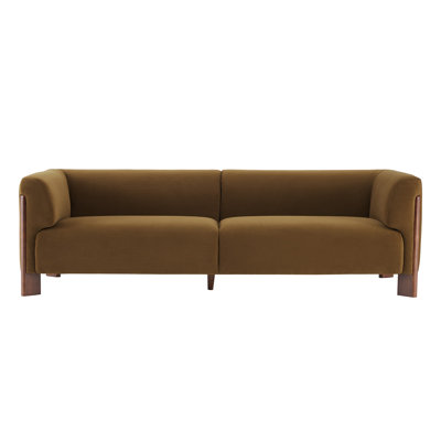 Wanetta 88'' Upholstered Sofa With Solid Wood Leg