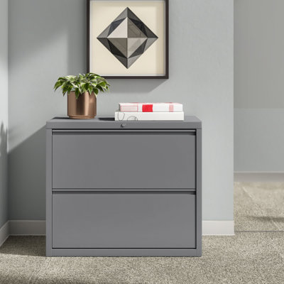 36'' Wide 2 -Drawer Steel File Cabinet