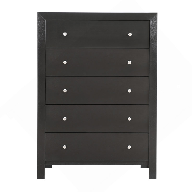 Commode Burlington G2450-CH, noire, Noir