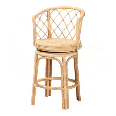 Tabouret de bar pivotant bohémien