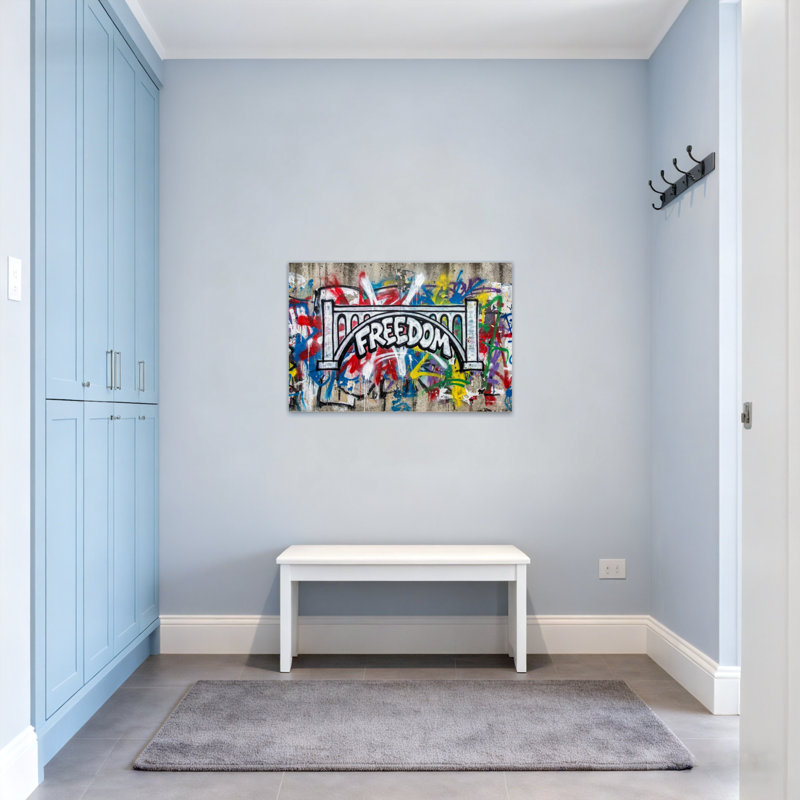 Impression sur toile Fashion Freedom Graffiti, H 16 po x l 24 po