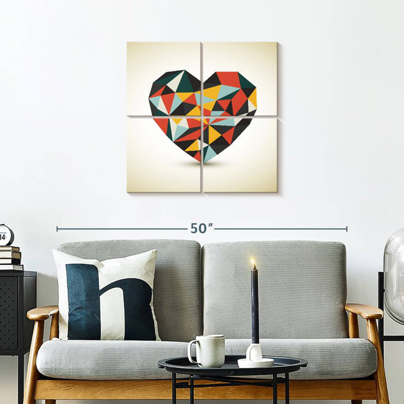 Hardie Abstract Heart, 26" H x 26" W