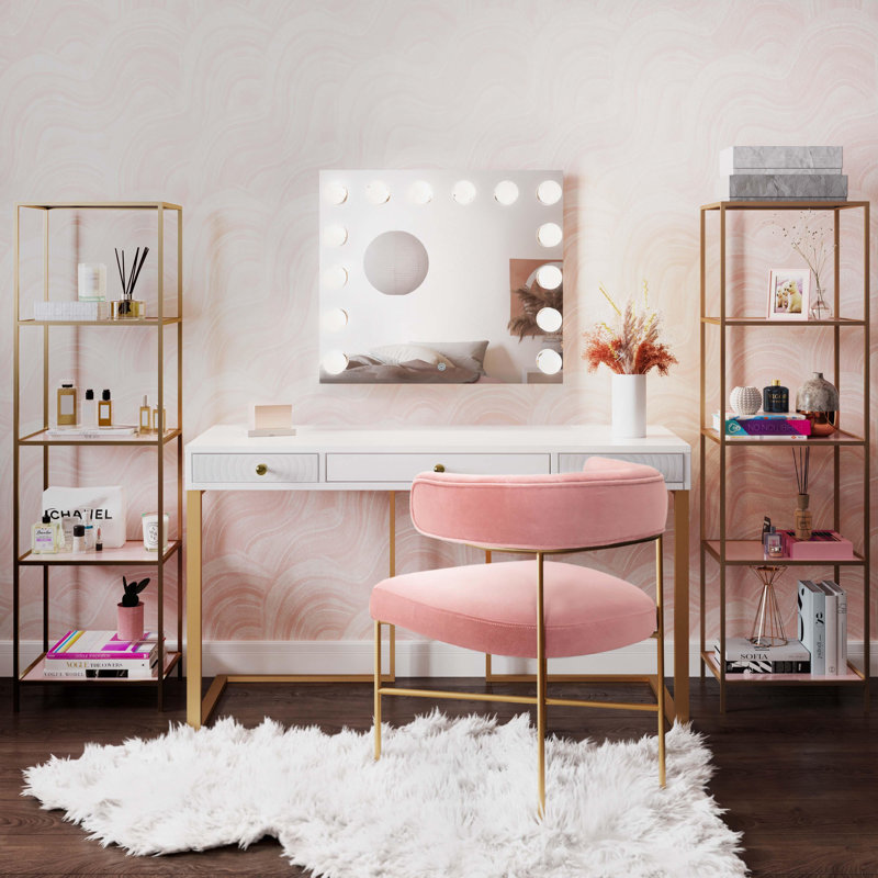 Miroir de salle de bain Lola, 22,5 po x 25,6 po