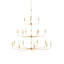 Lustre doré Nottaway Grande