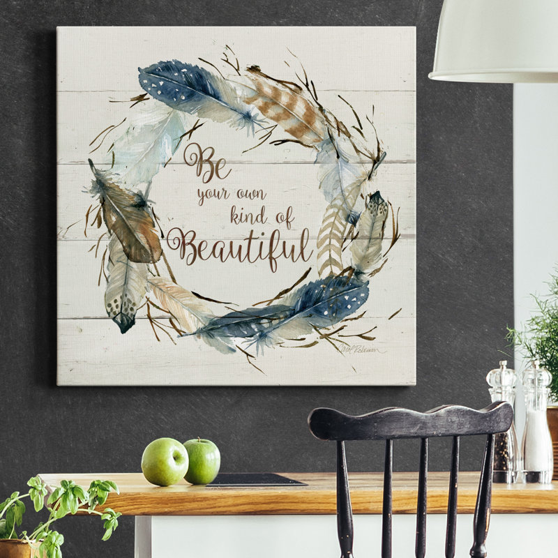 «Own Kind of Beautiful», impression sur toile tendue, H 24 po x l 24 po x P 1 po