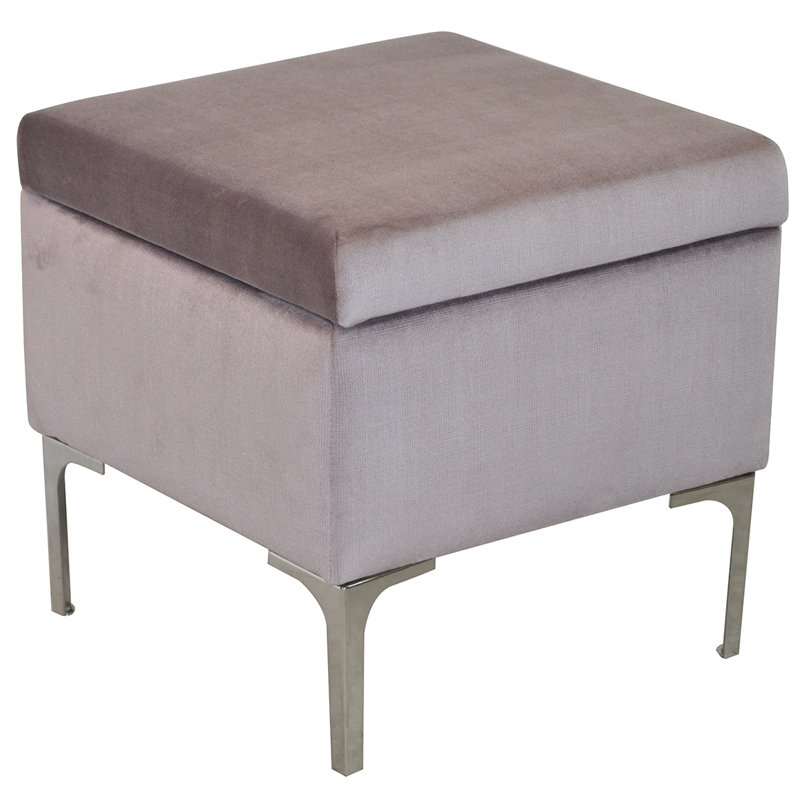 Luxe Accent Stool, Pink