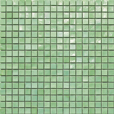 Emerald 2 5/8" x 5/8" Glass Mosaic