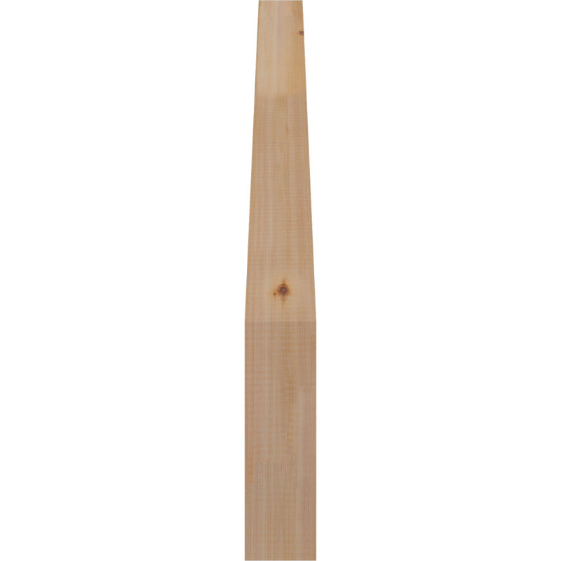 Funston Knee Brace, Western Red Cedar, Smooth, 34" H x 3.5" W x 26" D