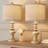 20"traditional Retro Table Lamp 2-piece Set,suitable For Hallway,living Room,bedside Decoration
