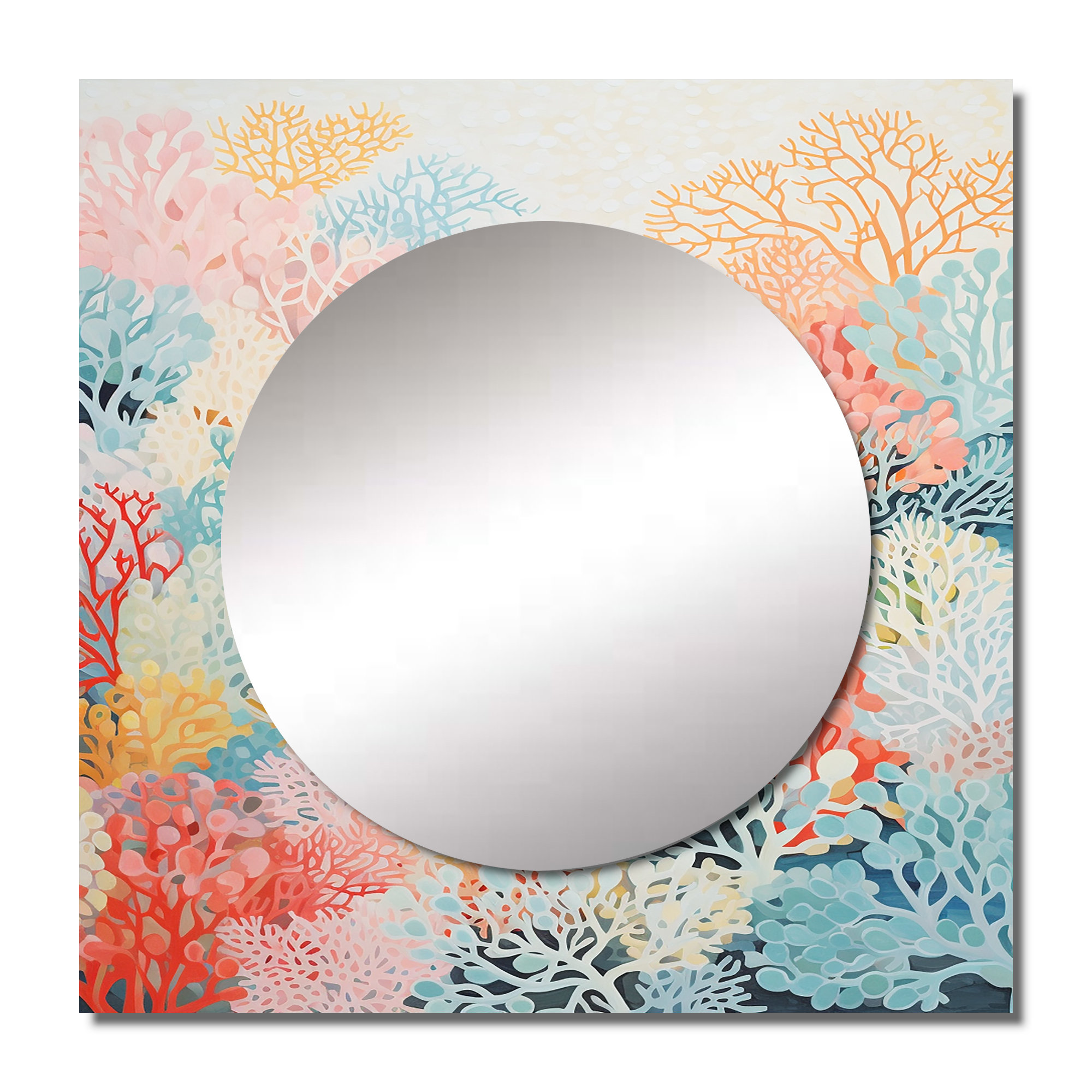 East Urban Home Avraj - Coral Reef Barrier Expression Coastal Coral