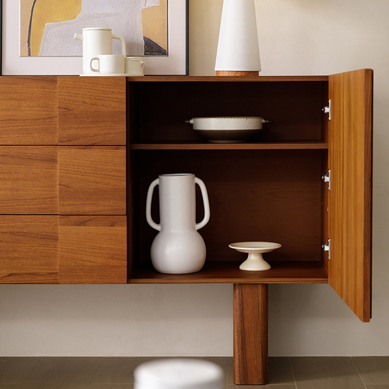 Retro    Minimalist   Sideboard, Brown