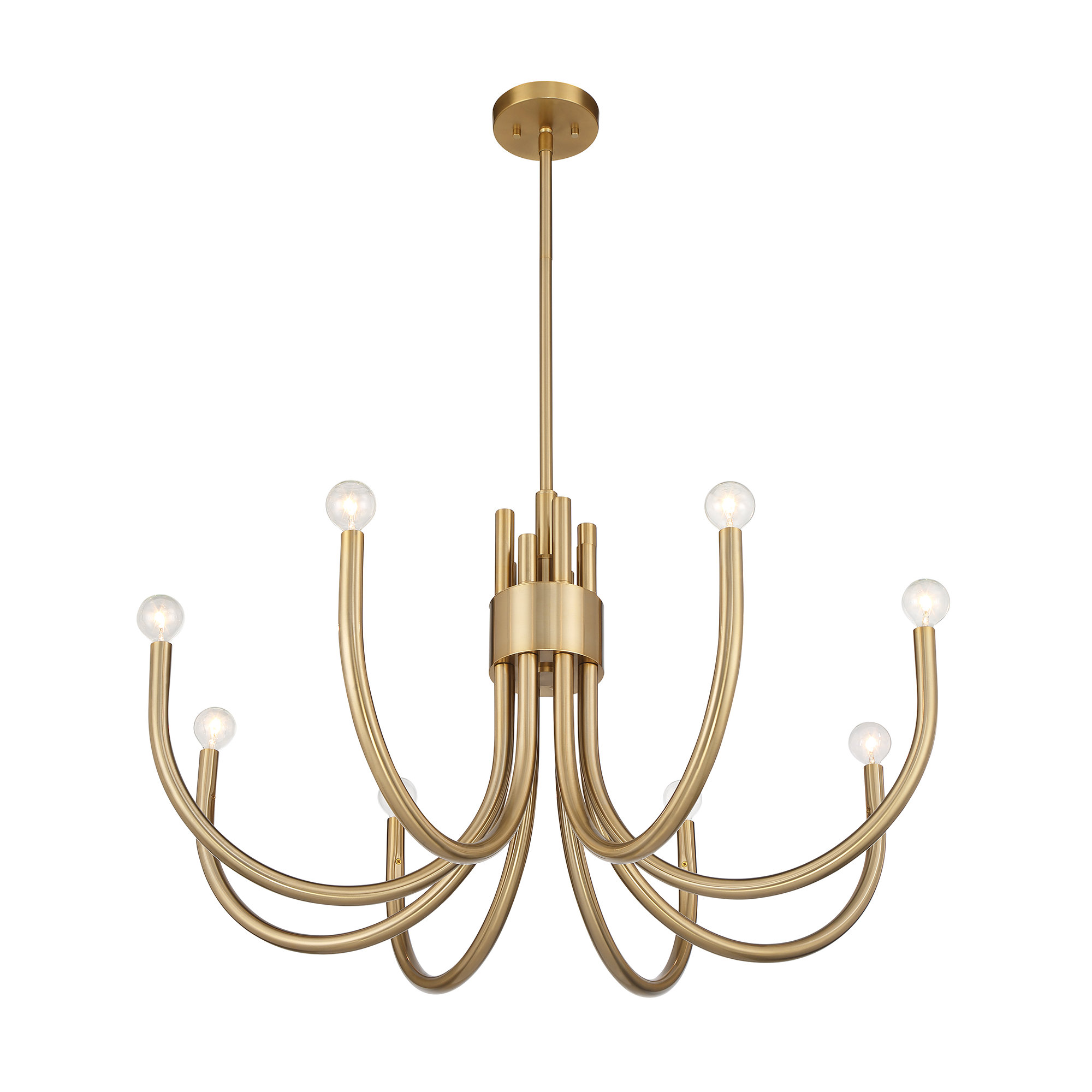 Sorrento 8-Light Chandelier, Brass