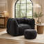 Fauteuil à billes Soft avec repose-pieds-1567980757